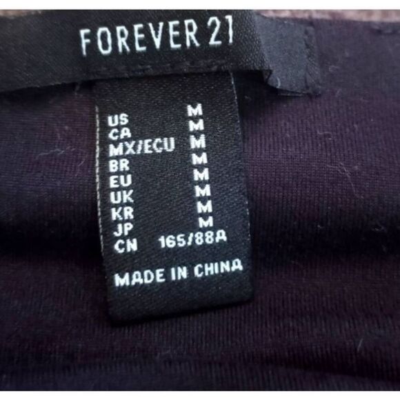 FOREVER 21 BLACK RUCHED DRESS SZ.M EUC - Picture 5 of 6